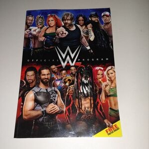 WWE Official Program 2016 with Free Poster